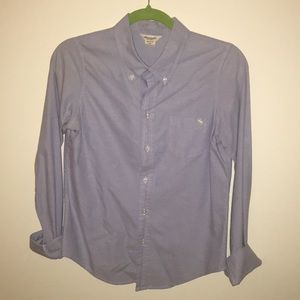 Abercrombie light blue button down